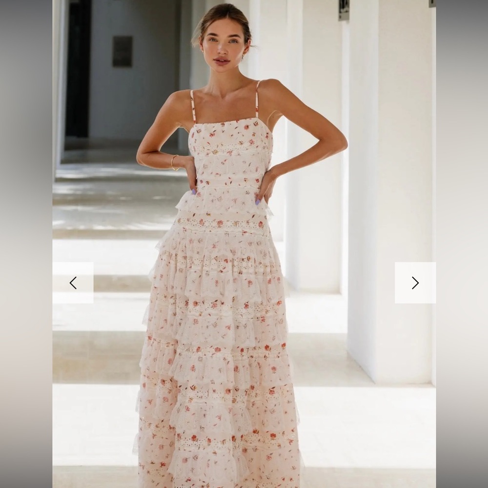 Lovette Maxi Lace Dress - Anne Louise Boutique